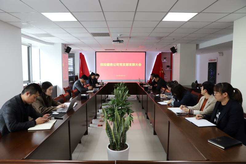 皖投服務(wù)公司黨支部組織召開(kāi)支部大會(huì)暨積極分子選舉會(huì)