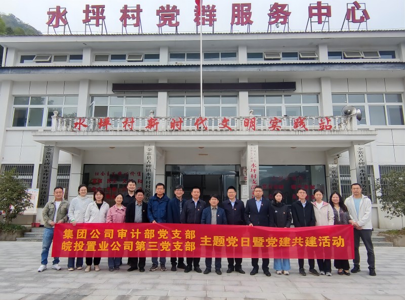 皖投置業(yè)公司與集團(tuán)公司審計部赴金寨開展支部共建并舉行捐贈儀式